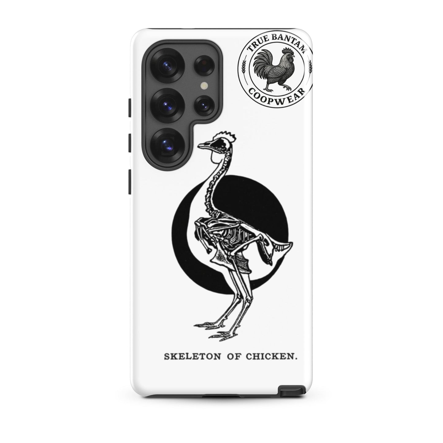 Coque rigide rétro motif Squelette de poulet pour Samsung®
