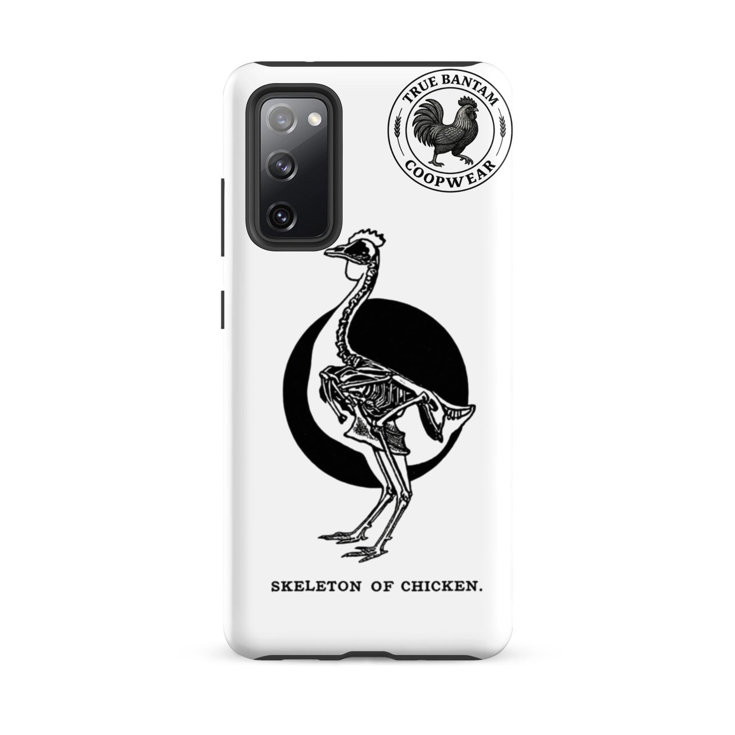 Coque rigide rétro motif Squelette de poulet pour Samsung®