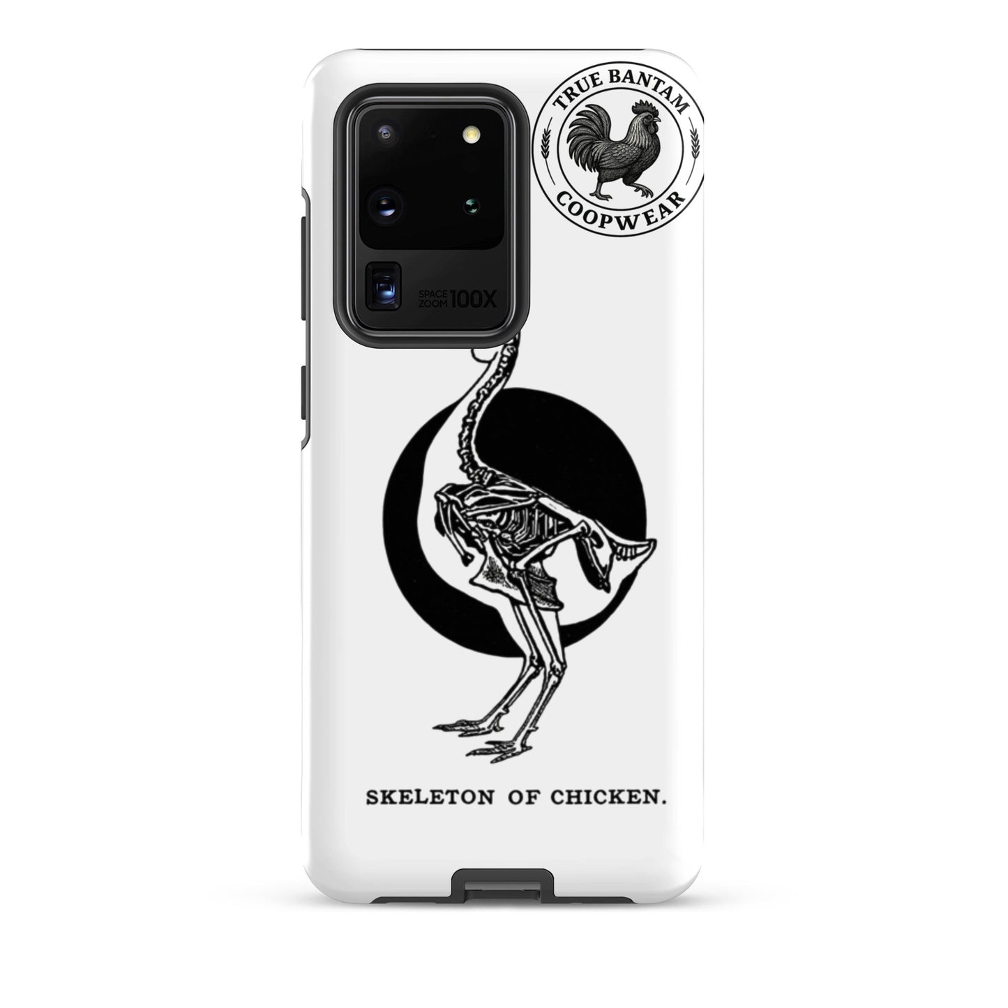 Coque rigide rétro motif Squelette de poulet pour Samsung®