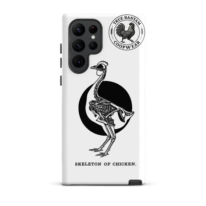 Coque rigide rétro motif Squelette de poulet pour Samsung®