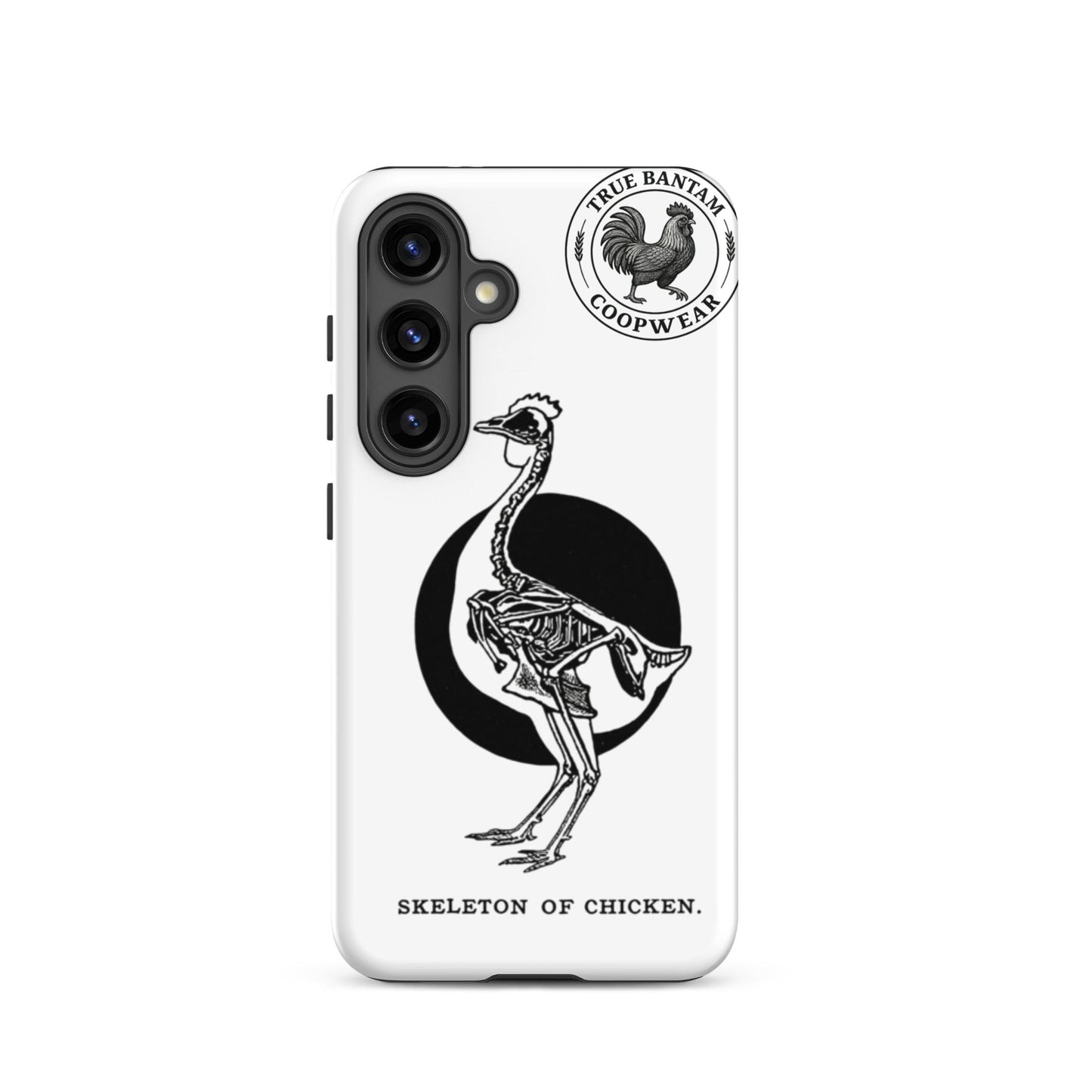 Coque rigide rétro motif Squelette de poulet pour Samsung®