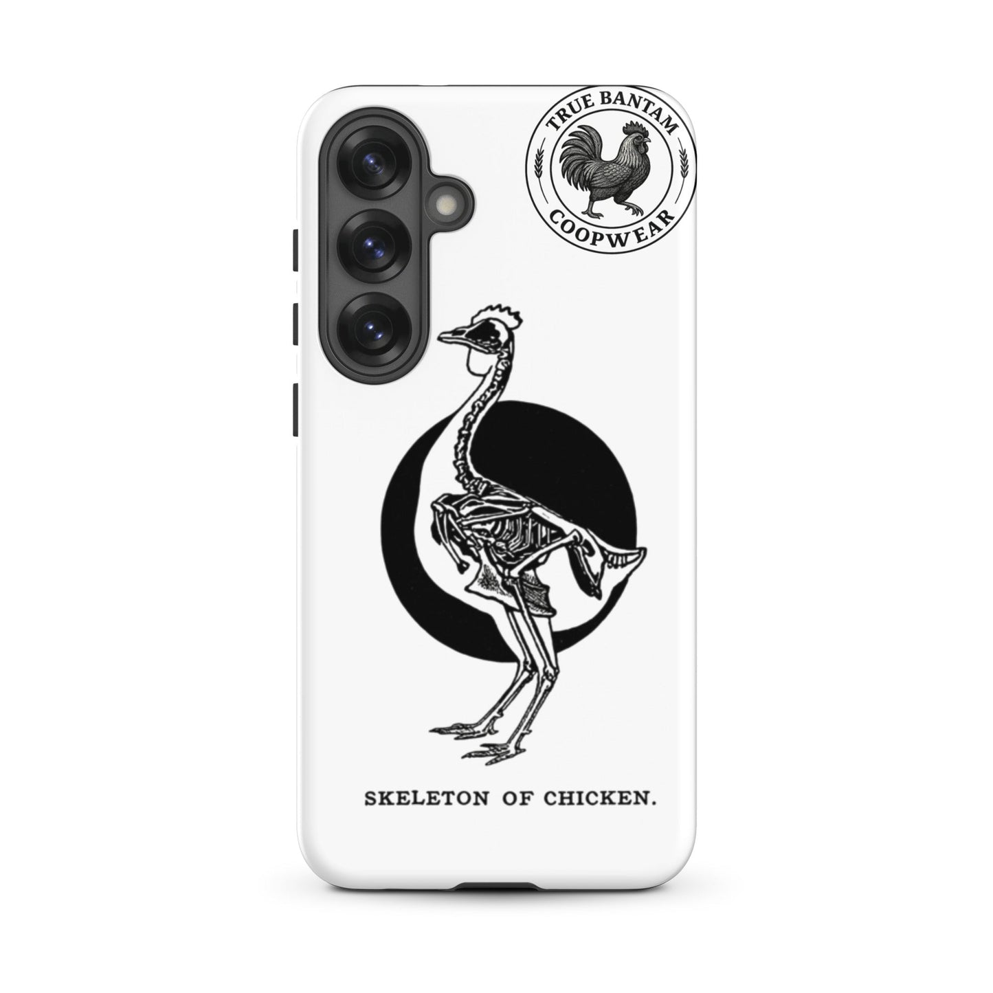 Coque rigide rétro motif Squelette de poulet pour Samsung®