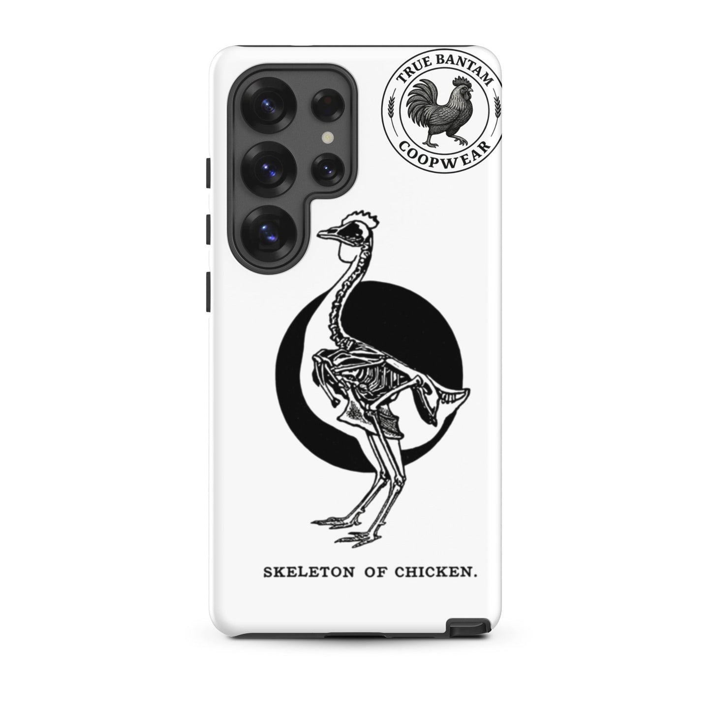 Coque rigide rétro motif Squelette de poulet pour Samsung®
