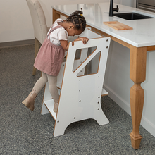 Tour d’apprentissage évolutive en bois pour enfants - Le Mini Chef