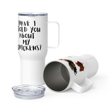 Mug de voyage poules avec anse