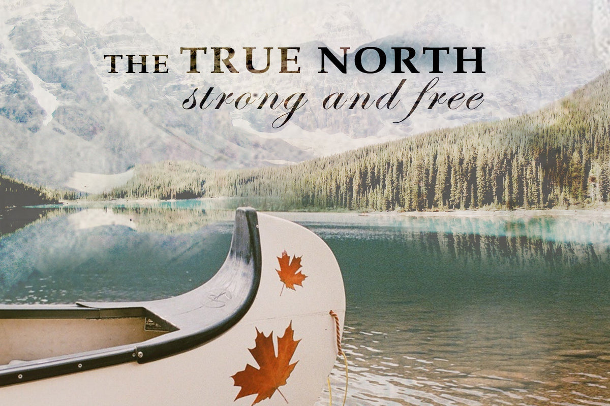 Wood Postcard - True North
