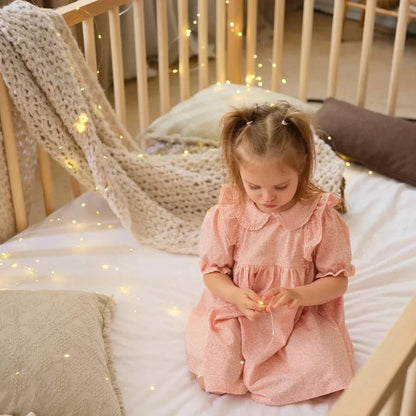 Cadre de lit double pour tout-petits avec barrière