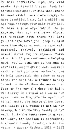 Typewriter Sign - Beauty