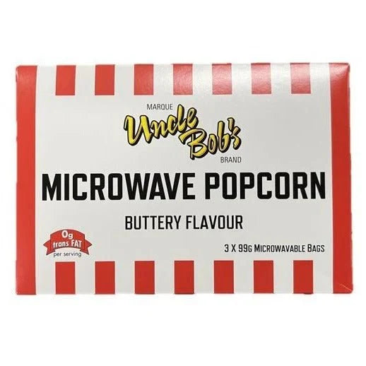 Uncle Bob's Microwave Popcorn - 3 Pack