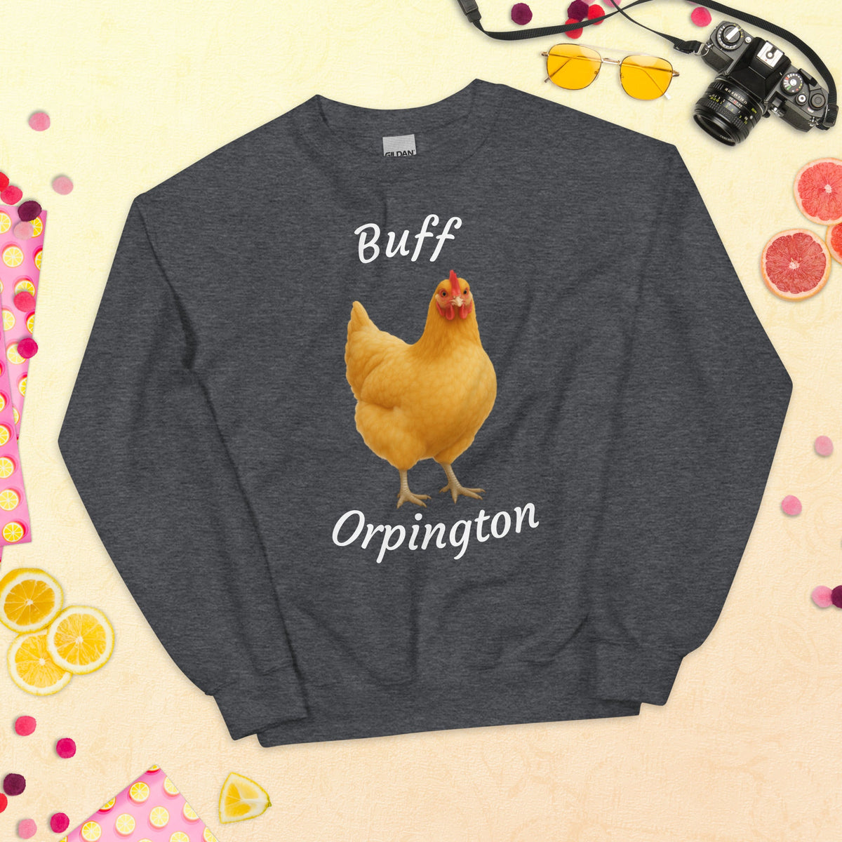 Buff Orpington Words Unisex Sweatshirt
