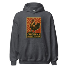 Sweat à capuche unisexe « Retro Chickens Against Fascism »