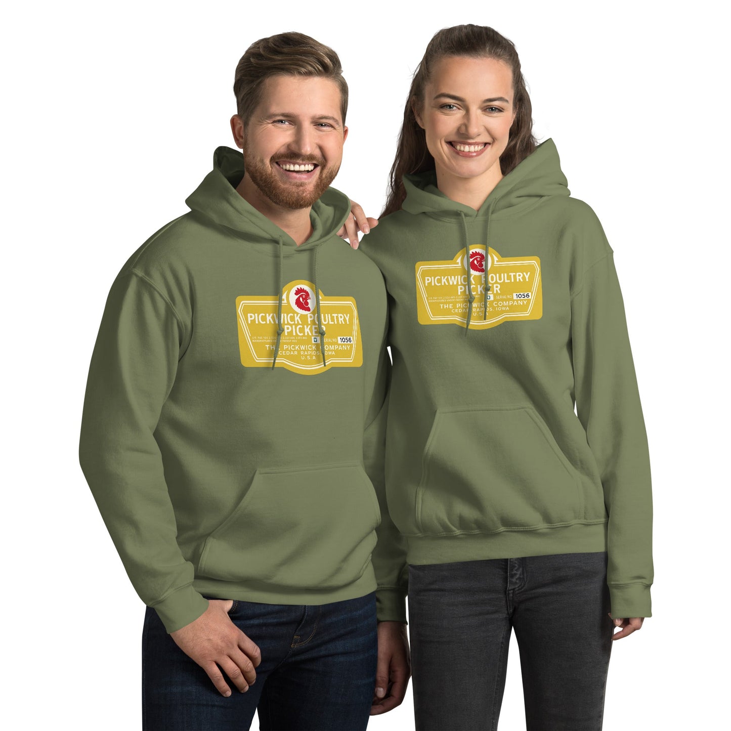 Sweat à capuche unisexe Pickwick Plucker rétro