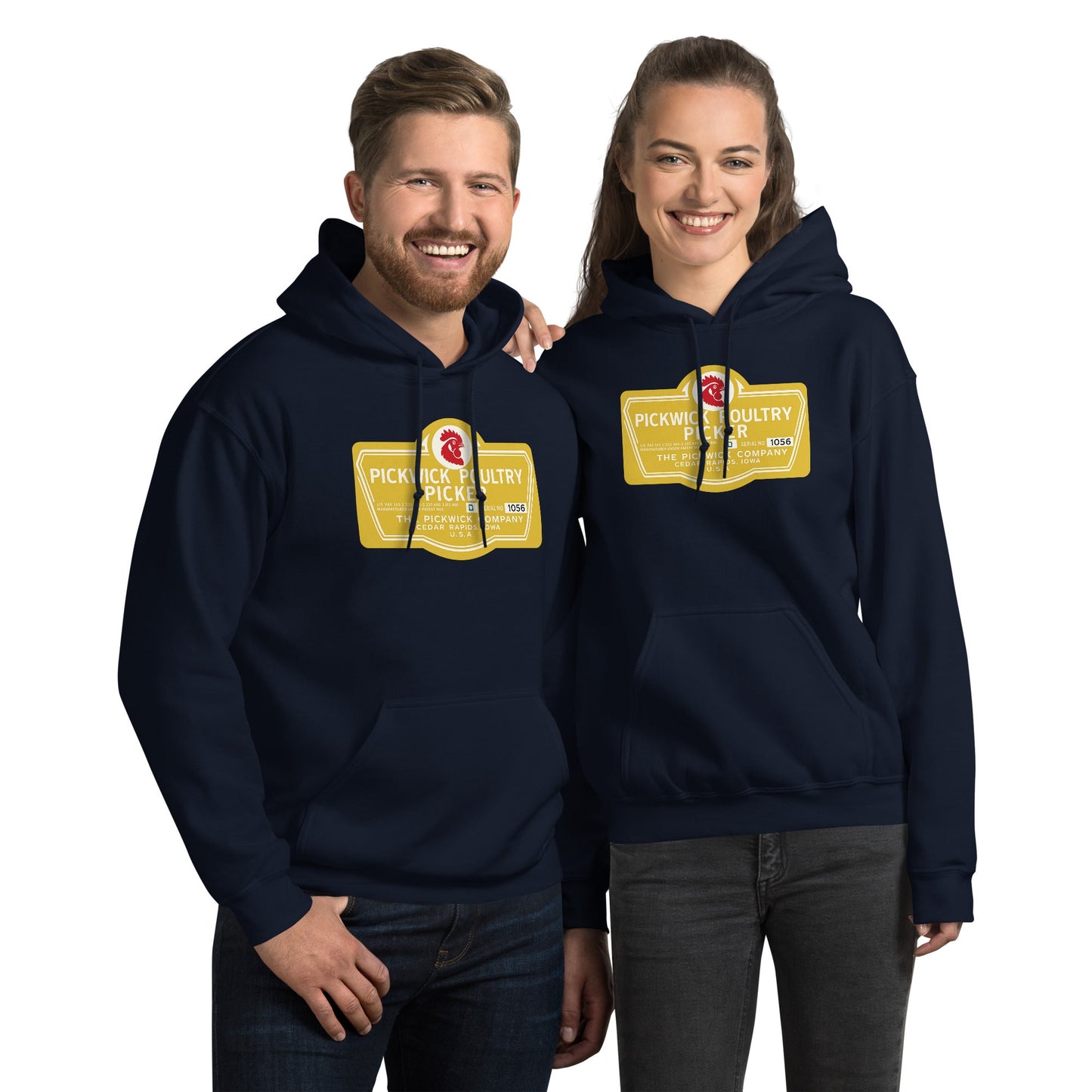 Sweat à capuche unisexe Pickwick Plucker rétro