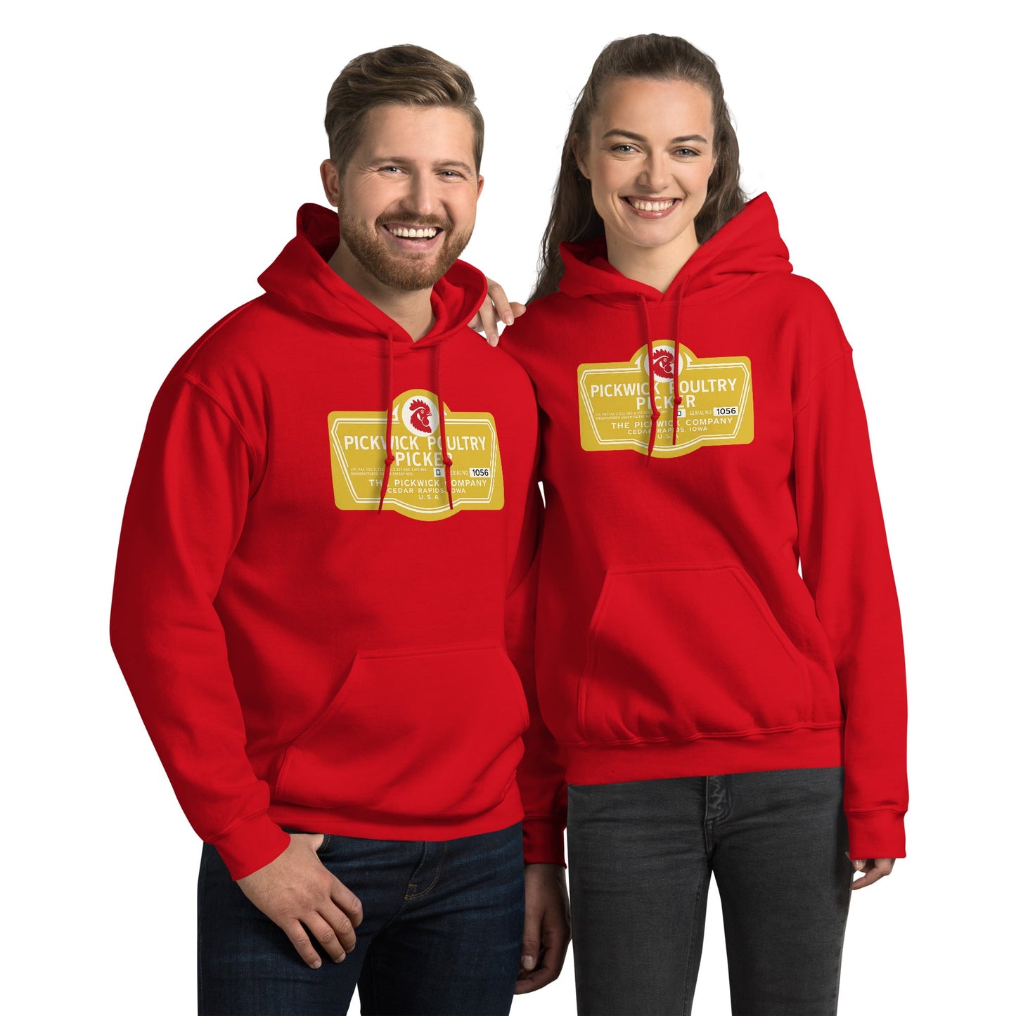 Sweat à capuche unisexe Pickwick Plucker rétro