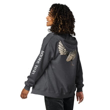 Sweat à capuche zippé unisexe en mélange épais Silver Sebright