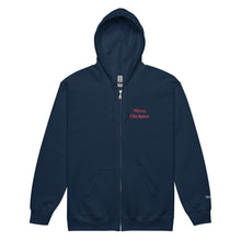 Sweat à capuche zippé unisexe Chickmas Pear Tree en tissu épais