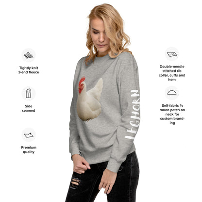 Sweat-shirt Unisexe Premium Leghorn
