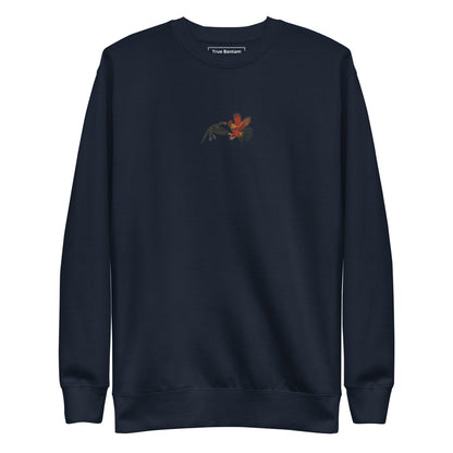Sweat-shirt unisexe premium Chickasaurus Battle