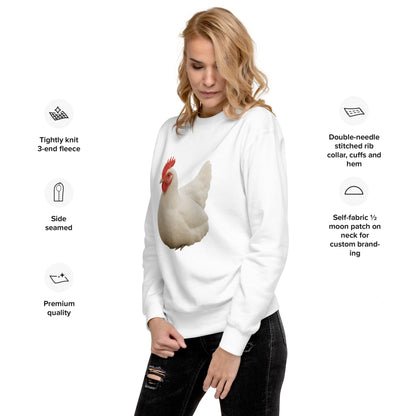 Sweat-shirt Unisexe Premium Leghorn