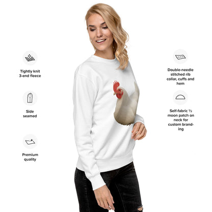 Sweat-shirt Unisexe Premium Leghorn