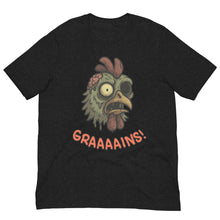 T-shirt unisexe poulet zombie pour Halloween
