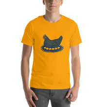 T-shirt unisexe Retro Hen