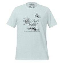 T-shirt unisexe Rétro morceaux de poulet