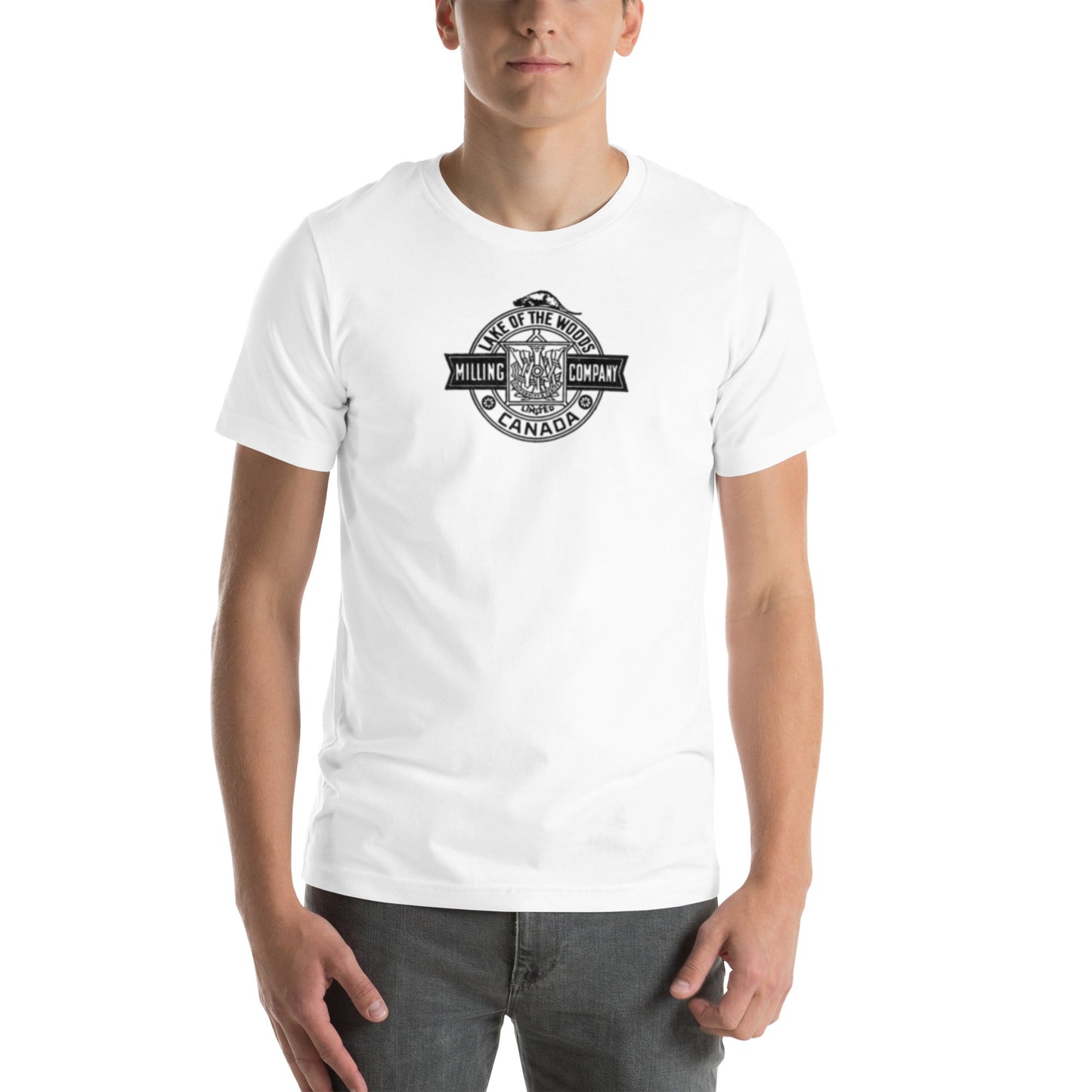 T-shirt unisexe rétro Lake of the Woods Milling Company
