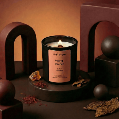 Velvet Ember Candle | Saffron + Tobacco
