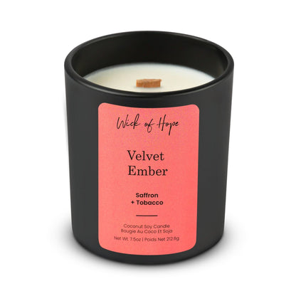 Velvet Ember Candle | Saffron + Tobacco