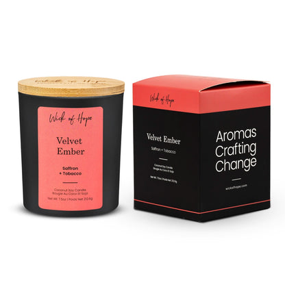 Velvet Ember Candle | Saffron + Tobacco
