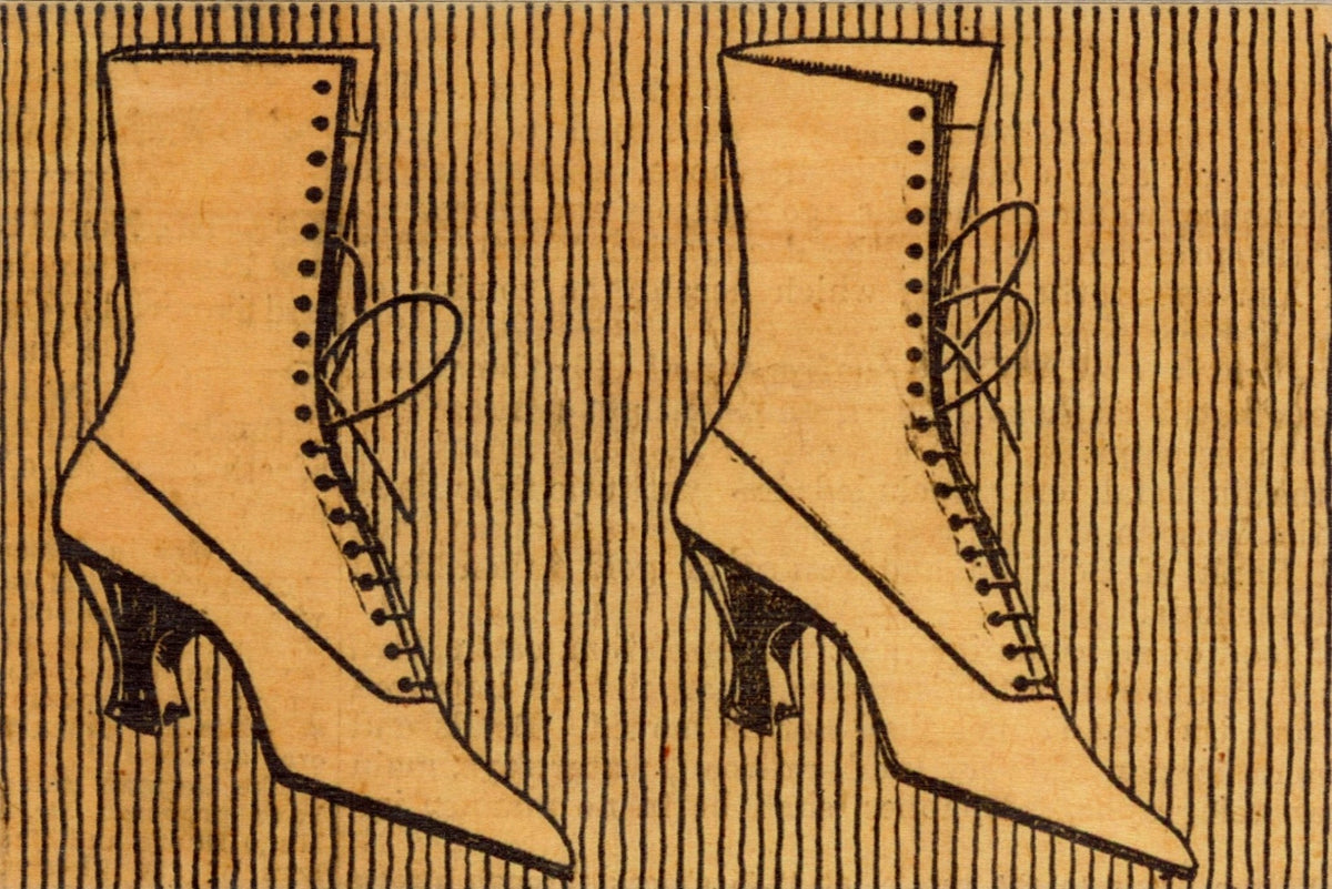 Wood Postcard - Vintage Boots