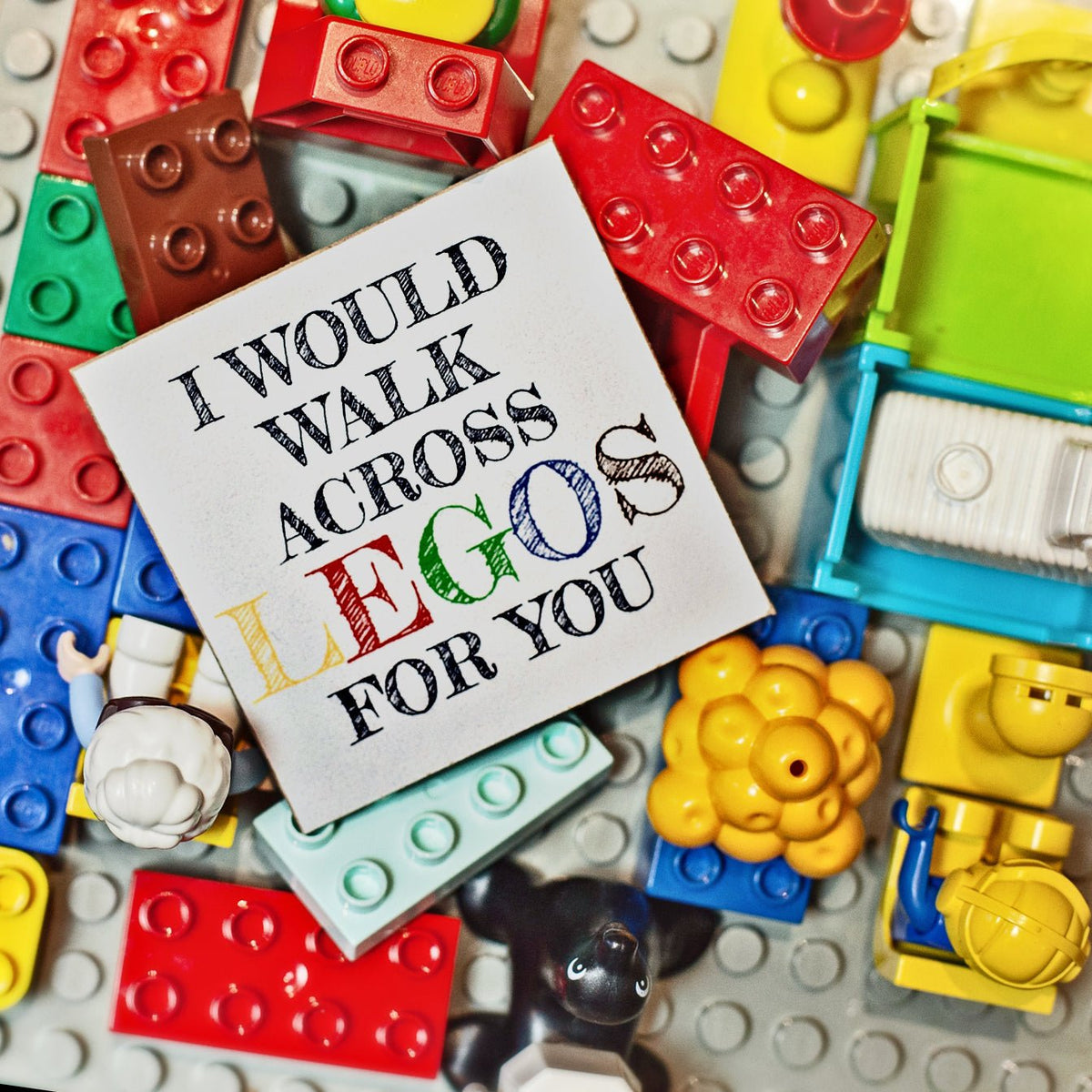 Coasters or Magnets - Walk Across Lego