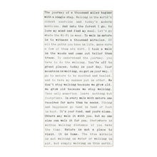 Typewriter Sign - Walking