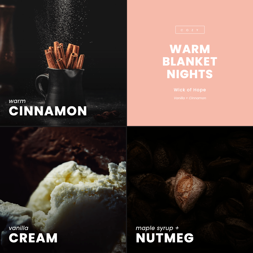 Warm Blanket Nights Candle | Cinnamon + Vanilla
