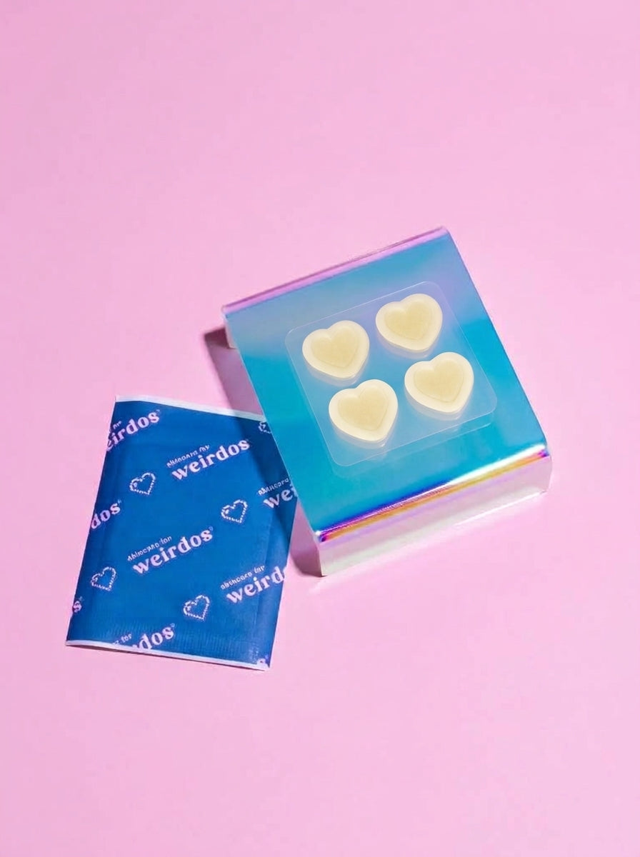 16 healing heart pimple patches
