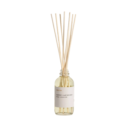 Diffuseur à roseaux - Mangue et lait de coco
