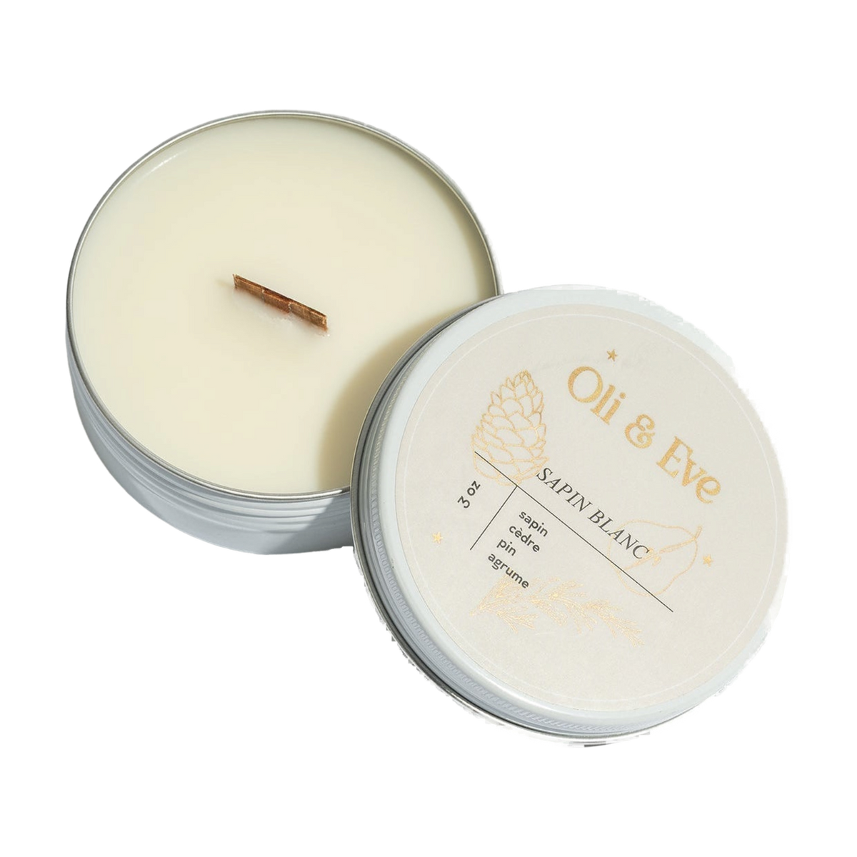 Bougie - Sapin Blanc en verre