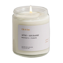 Bougie Oli & Eve - Mûre et rhubarbe - 8 oz