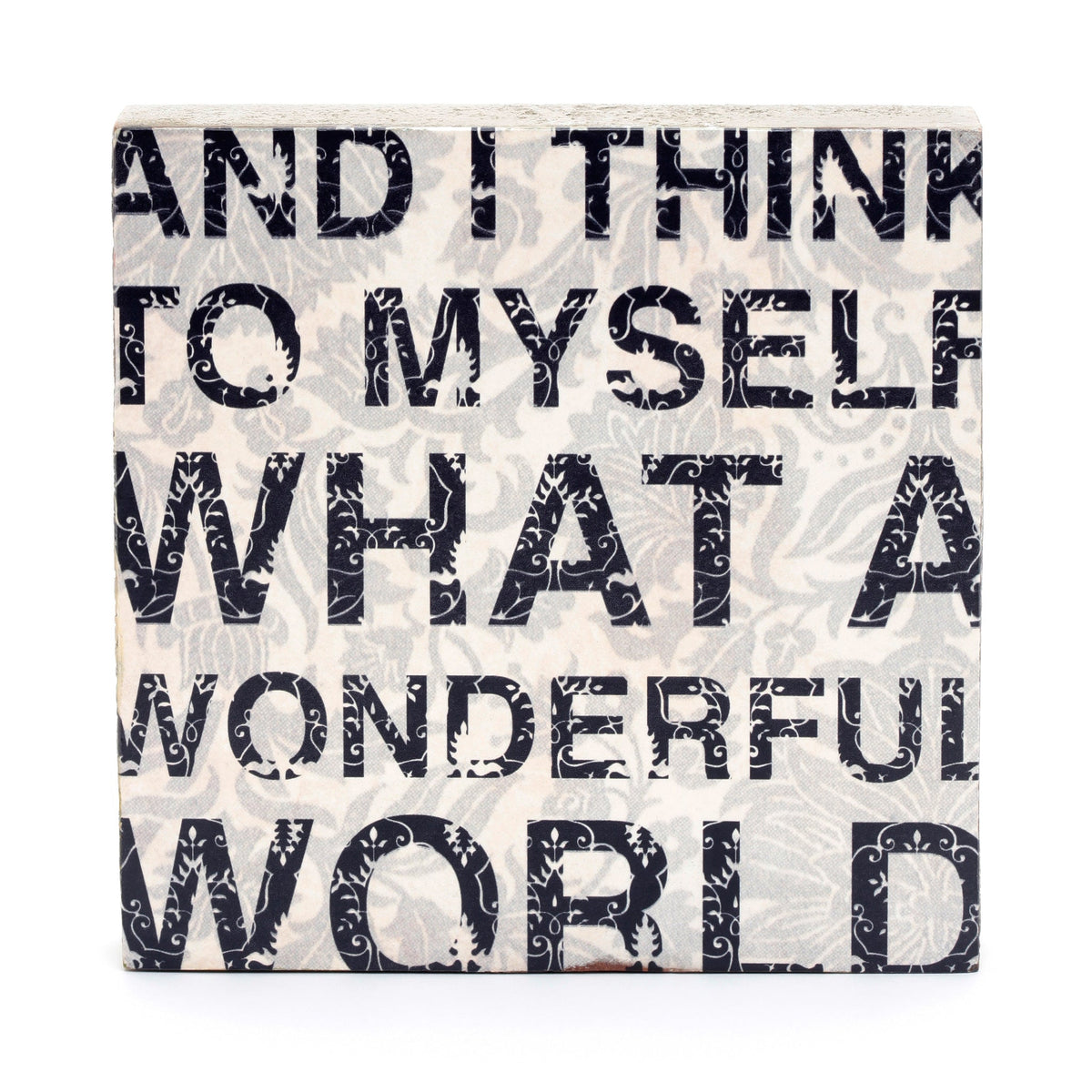 Art Block - Lost & Found - What a Wonderful World