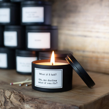 Candle - Quote - What If I Fall