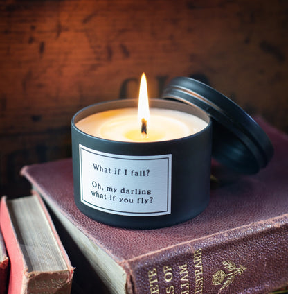 Candle - Quote - What If I Fall
