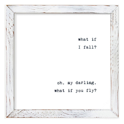 Framed Words - What If I Fall