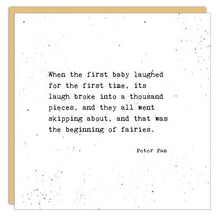Stationery - Little Gem Card -When The First Baby