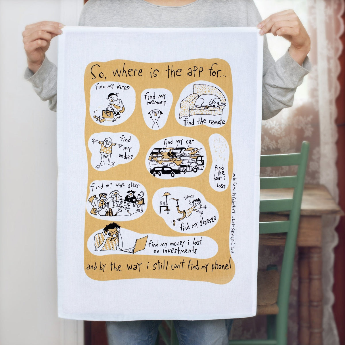 Tea Towel - Where Is The App