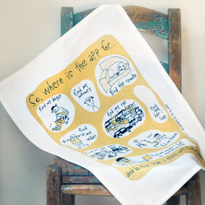 Tea Towel - Where Is The App
