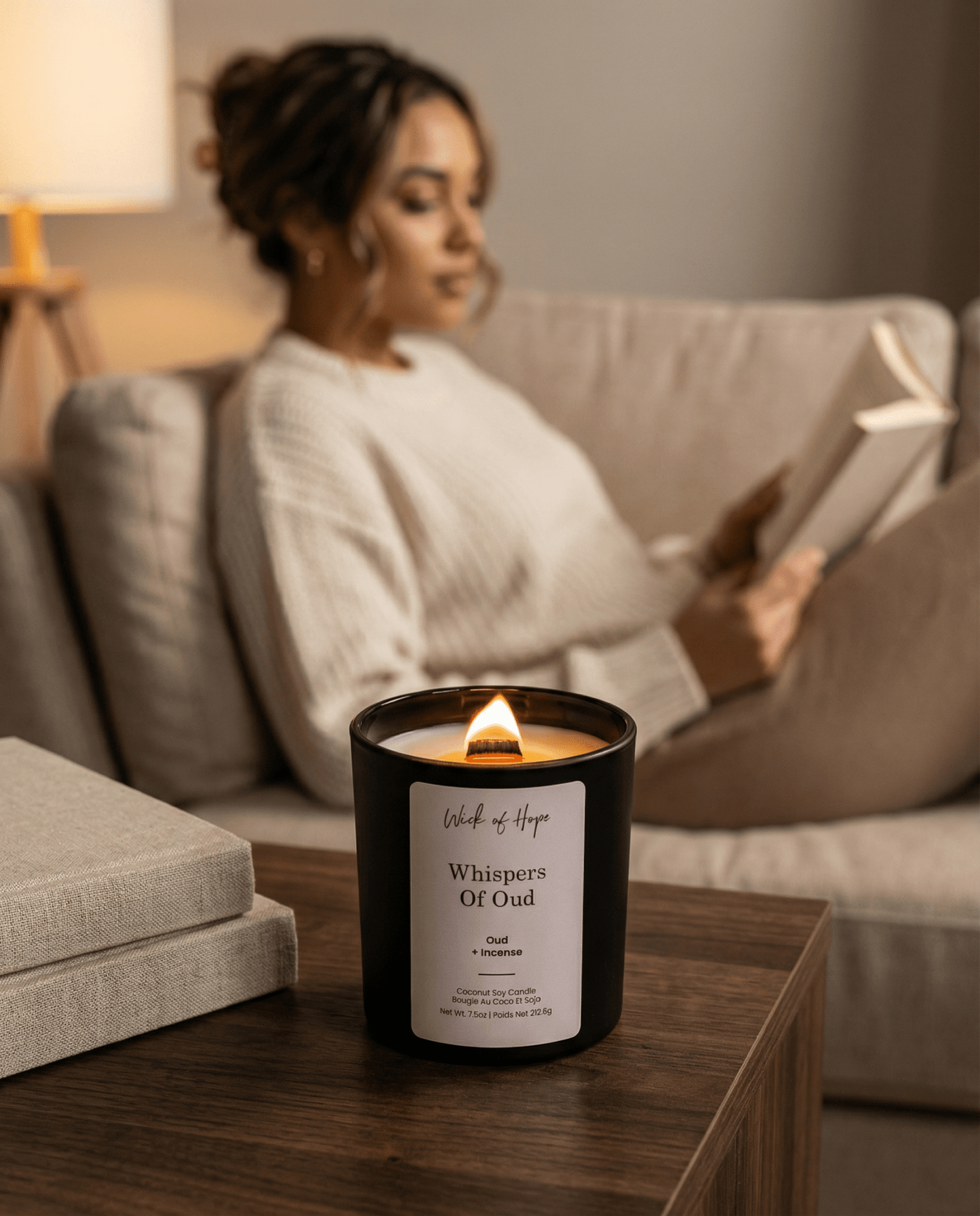 Whispers of Oud Candle | Oud + Incense