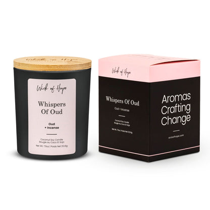 Whispers of Oud Candle | Oud + Incense