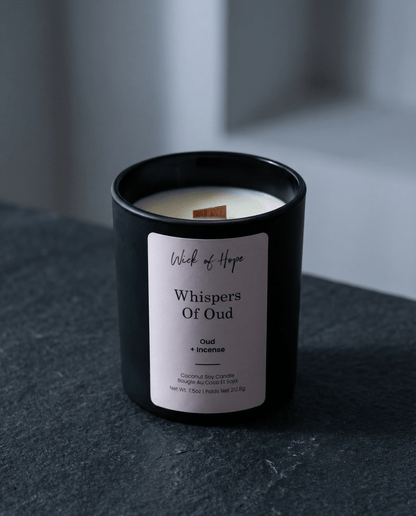 Whispers of Oud Candle | Oud + Incense