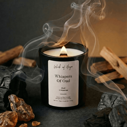 Whispers of Oud Candle | Oud + Incense